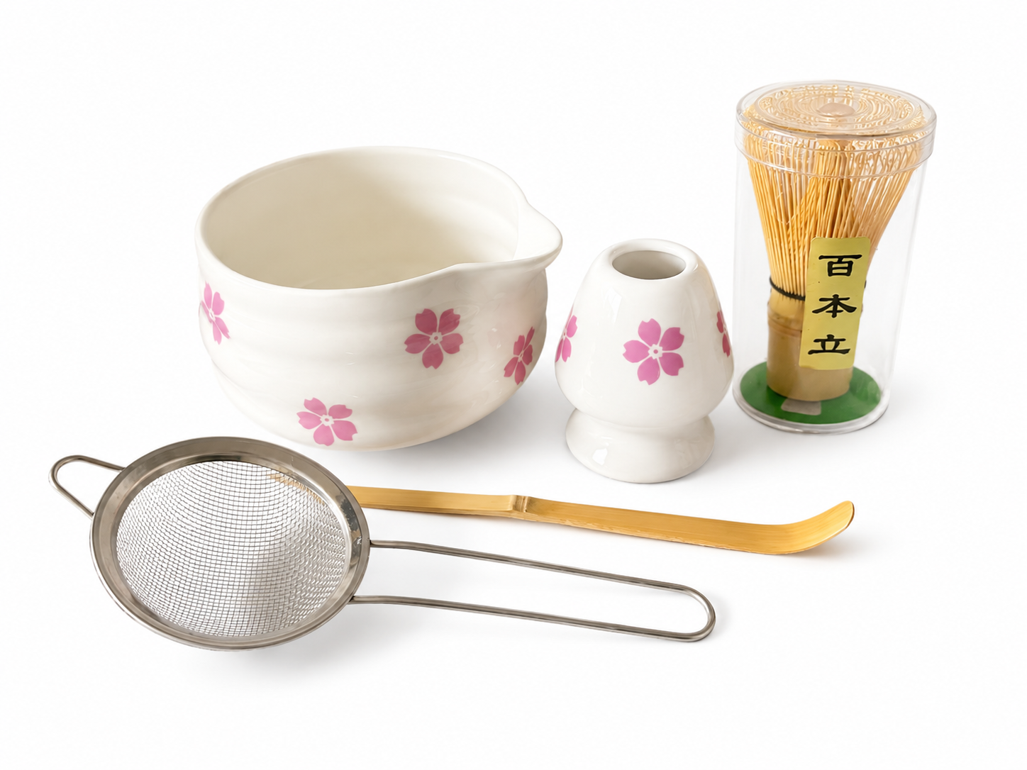 mizu matcha ritual set – pink blossom mizu matcha ritual set – pink blossom