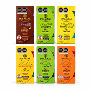 colección dos aguas chocolates peruanos variados